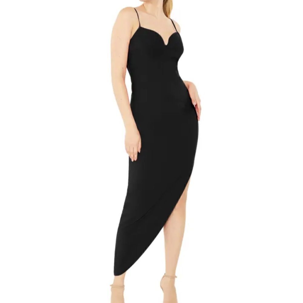 Likely Keela Flowy Maxi Sweetheart Neckline Gown Asymmetric Hem New Size 6